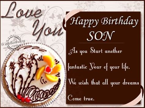Birthday Wishes To Son From Parents Wishbirthday Com Birthday Wishes For Son Happy Birthday
