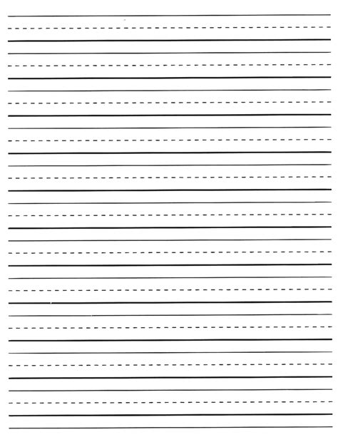 Lined Paper For Kids 101 Printable