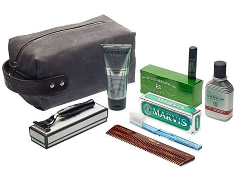Gentlemans Charcoal Grooming Kit Grooming Kit Man Bag Bags