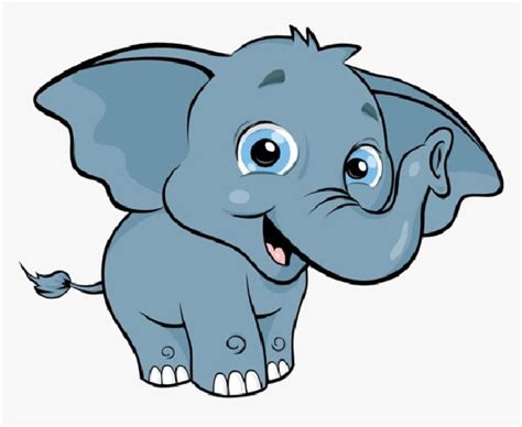 Elephant Download Clip Art Cute Elephant Clipart Hd Png Download