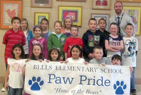 Paw Pride Winners For April Recognized At Bells Elementary In Washington Township