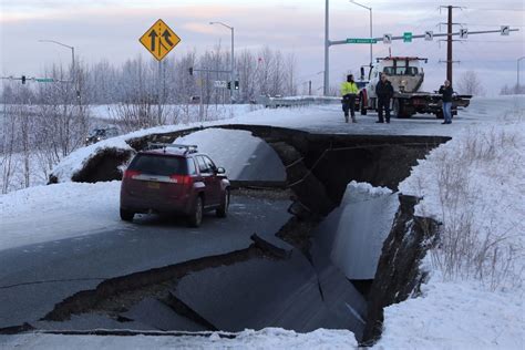 Powerful Quake Rattles Anchorage In Alaska Roads Bridges Hardest Hit