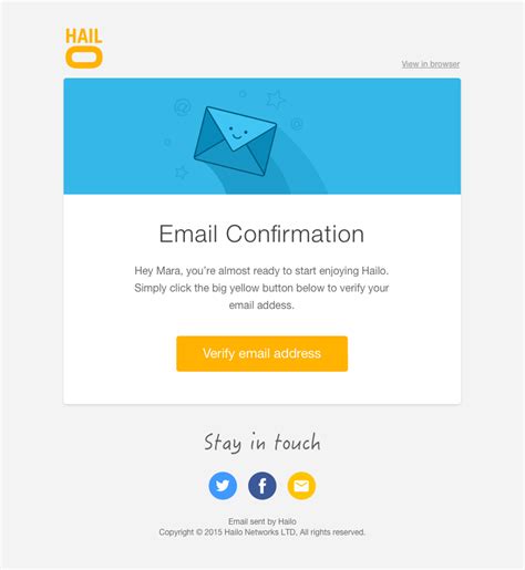 Email Template Design Email Templates Confirmation Email Template