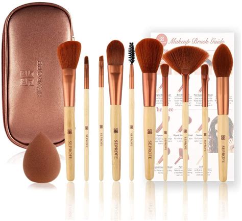 Amazon Com Seprofe Makeup Brushes Set Professional Pcs Make Up Brushes Premium Synthetic