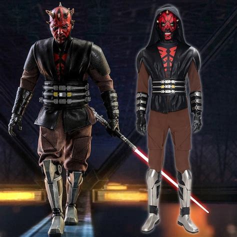 Star Wars Darth Maul Cosplay Costume The Mandalorian The Clone Etsy