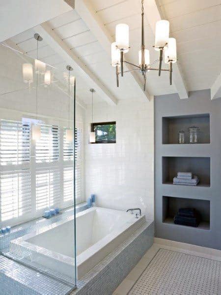Amazing gallery of interior design and decorating ideas of bathroom ceiling in living rooms, bathrooms by elite interior designers. Top 50 Best Bathroom Ceiling Ideas - Finishing Designs