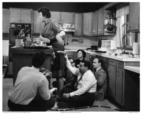 Julia Child On The Set Of Her Tv Show The French Chef 1963 Julia