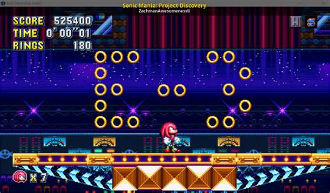 Sonic Mania Project Discovery Sonic Mania Works In Progress