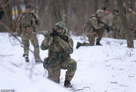 Ukraines Amateur Army Thousands Of Young Civilians Are Drafted Into The Military Daily Mail