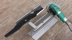 It's also an excellent opportunity to clean the bowl around the blade. 15 Best Lawn Mower Sharpening Jig images in 2019 | Blade sharpening, Lawn edger, Lawn mower