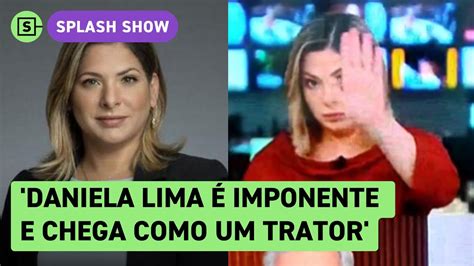 Daniela Lima estreia na Globonews apresentadora quis sair do estúdio mas câmera flagra Veja