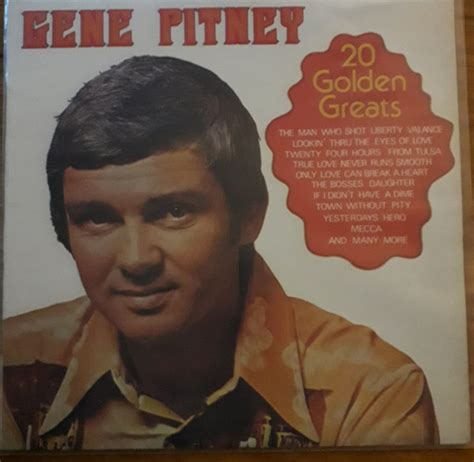 20 Golden Greats De Gene Pitney 1975 33 1 3 RPM Interfusion