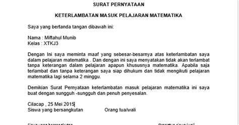 Contoh surat pernyataan sekolah resmi. Contoh mengulangi kesalahan contoh surat pernyataan diri ...