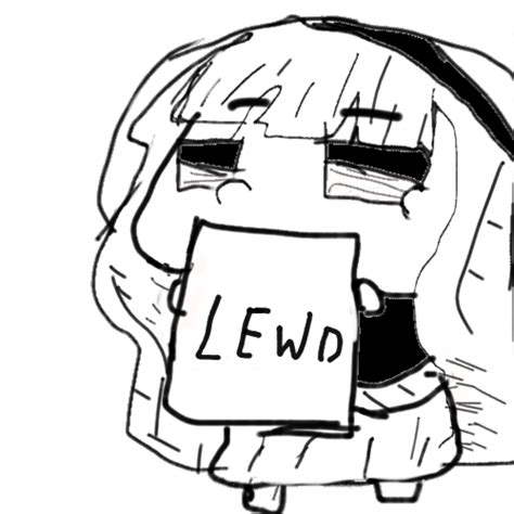 Lewd Anime Girl Holding Sign Rlayer