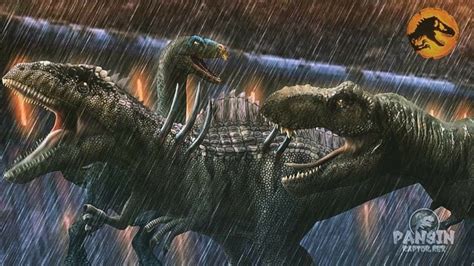 Theriziosaurus Vs Giganotosaurus Epic Jurassic World Battle