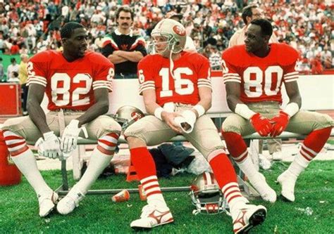 Awesome Trio San Francisco 49ers Football 49ers Football Joe Montana