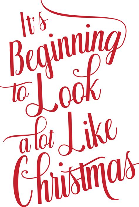 Its Beginning To Look A Lot Like Christmas Svg Cut File Snap Click