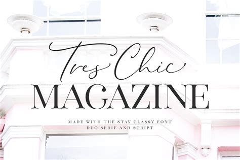 The Stay Classy Font Duo | Classy fonts, Stay classy, Classy