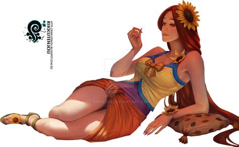 Leona Pool Party Render League Of Legends By Viciousblue On Deviantart