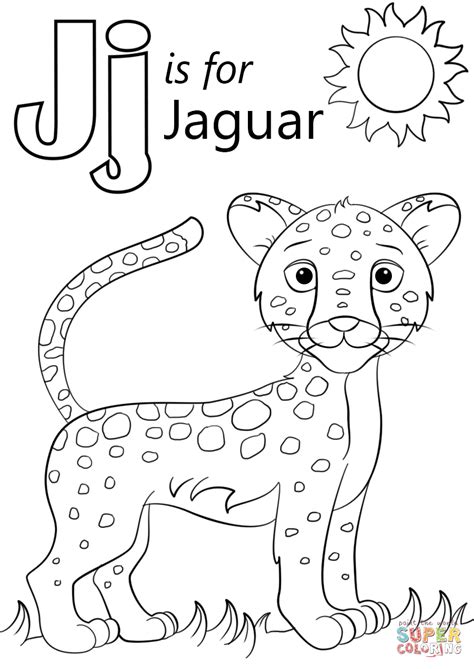 Find more letter coloring page for adults pictures from our search. Letter J is for Jaguar | Super Coloring | Preschool ...