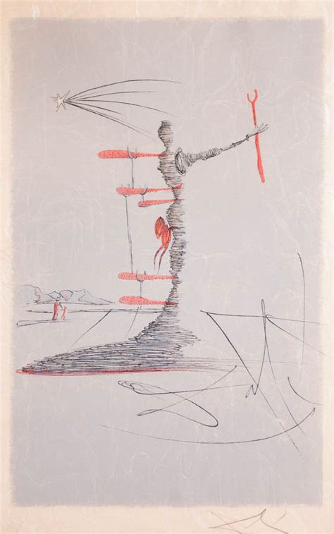 Sold Price Salvador Dali Spain 1904 1989 Lithograph On Jap