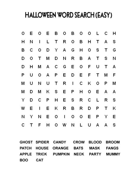 9 Best Images Of Easy Printable Word Searches For Seniors