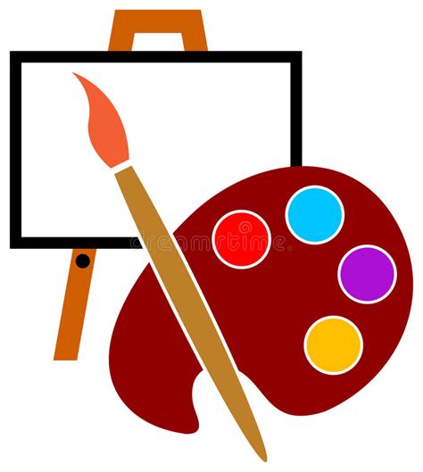 In 1998, we discovered gilders ® paste wax. Artist studio logo stock vector. Illustration of ...