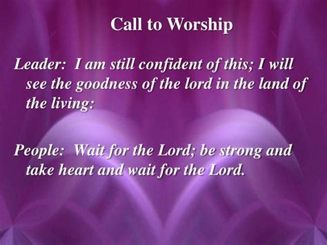 Ppt Call To Worship Powerpoint Presentation Free Download Id1675198