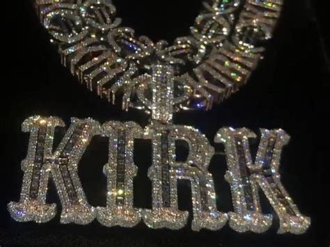 Look Dababys Johnny Dang Customized Iced Out Kirk Chain Is Filled W