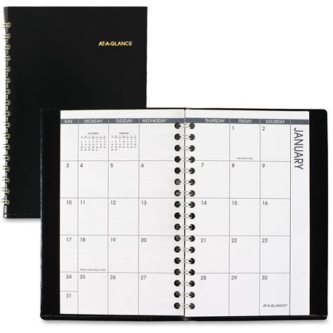 At A Glance Aag7012105 Unruled Monthly Pocket Planner 1 Each