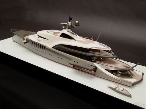 Scale Superyacht Model Of 70m My Caspian By ©amalgam Modelmaking Ltd