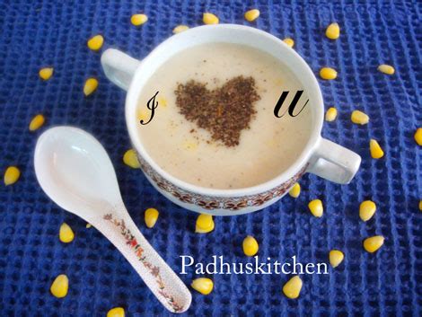 This spicy corn soup is a comfort food recipe that is simple to make, but that's not all. Corn soup-Cream of corn soup - Padhuskitchen
