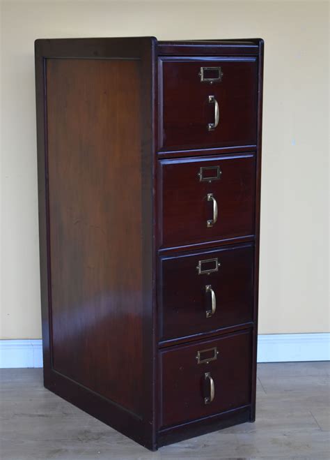 Shop for file cabinets in office furniture. Early 20th Century Mahogany File Cabinet | 583454 ...