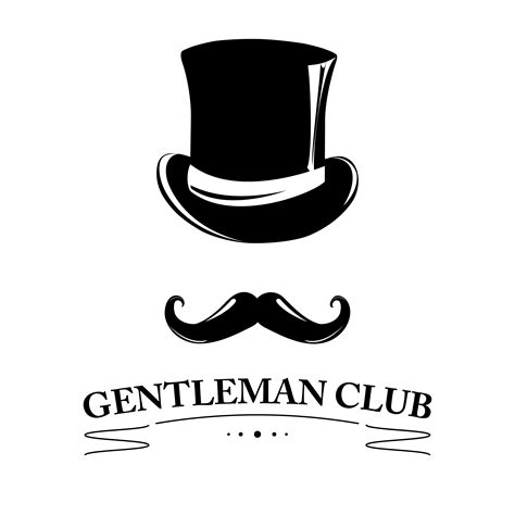 Vintage Gentlemen Elegance Logo Gentleman Gentlemen Hat Bowler