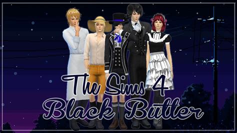 The Sims 4 Create A Sim Anime Character Black Butler Youtube