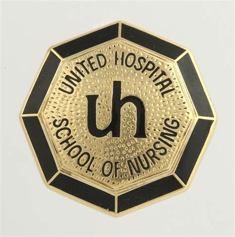 Vintage United Hospital School Of Nursing Pin 14k Solid Yellow Gold