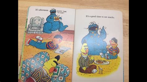 sesame street s cookie monster s good time to eat read aloud youtube