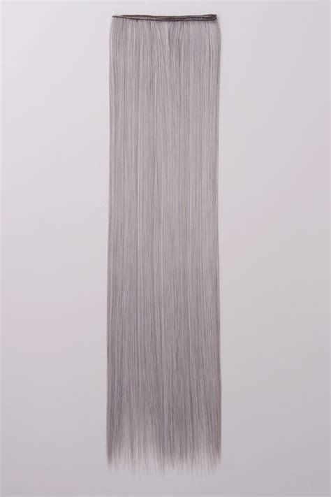 Silvergray Hair Extensions A Tempting Sophisticated Heat Resisting