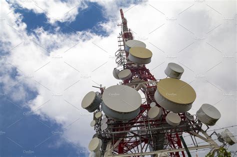 Telecommunication Tower High Quality Technology Stock Photos