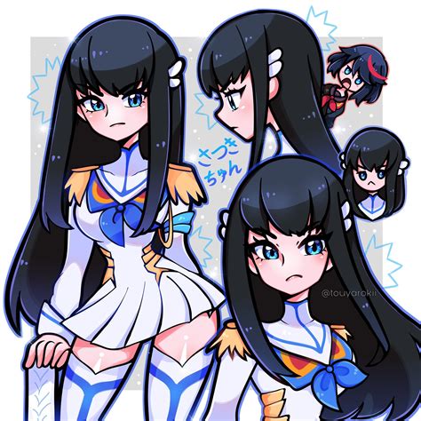 satsuki kiryuin fanart by touyarokii killlakill