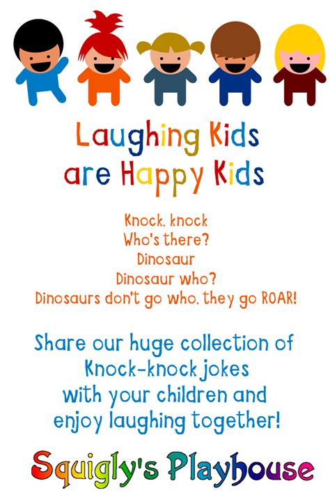 Over 200 Funny Knock Knock Jokes For Kids At Squiglys Playhouse