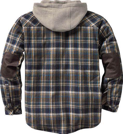 Shop Mens Camp Night Berber Lined Hooded Flannel Legendary Whitetails