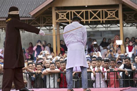 Men In Indonesia S Aceh Province Face Caning For Gay Sex