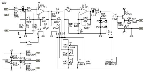 This amplifier is a mono amplifier type, can be modif for guitar amplifiers. Acoustic Guitar Amplifier Circuit Diagram With Pcb Layout - PCB Circuits