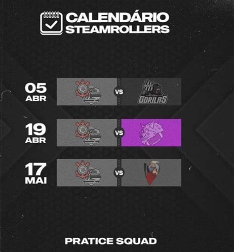 Corinthians Steamrollers Conhece Seus Primeiros Jogos Na Temporada