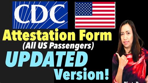 Cdc Attestation Form 2023 Printable Forms Free Online