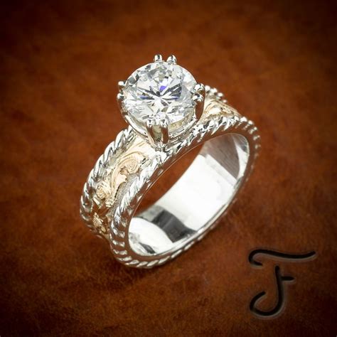R 15S Western Wedding Rings Western Rings Custom Wedding Rings