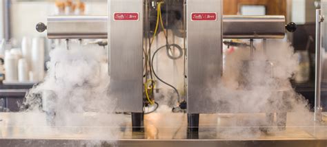the futuristic liquid nitrogen machine that makes ice cream to order gizmodo australia