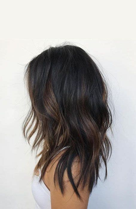 Short Brown Hair With Highlights