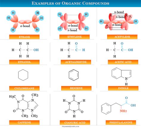 Different Types Of Organic Compounds